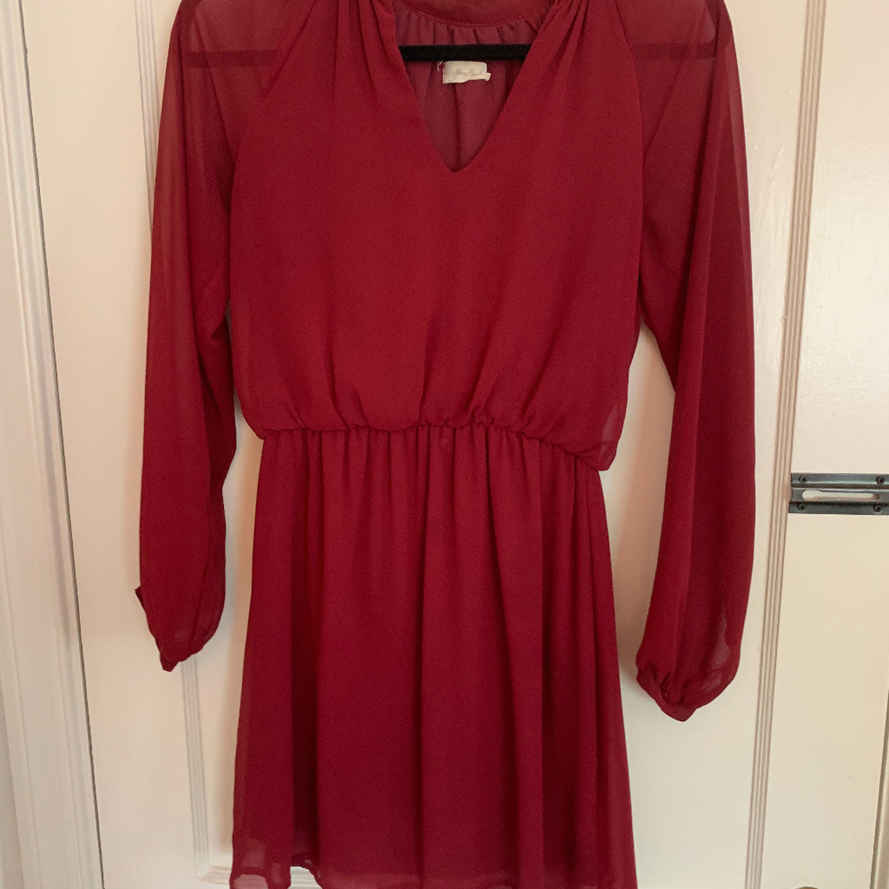 Red dress